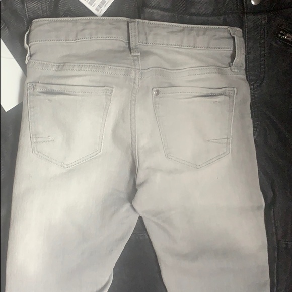 H&M Super Skinny Fit black/gray Jeans US 5-6Y - Picture 4 of 8